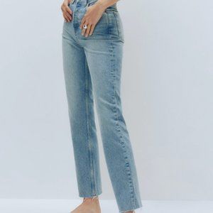 Reformation Cynthia High Rise Straight Cropped Jeans